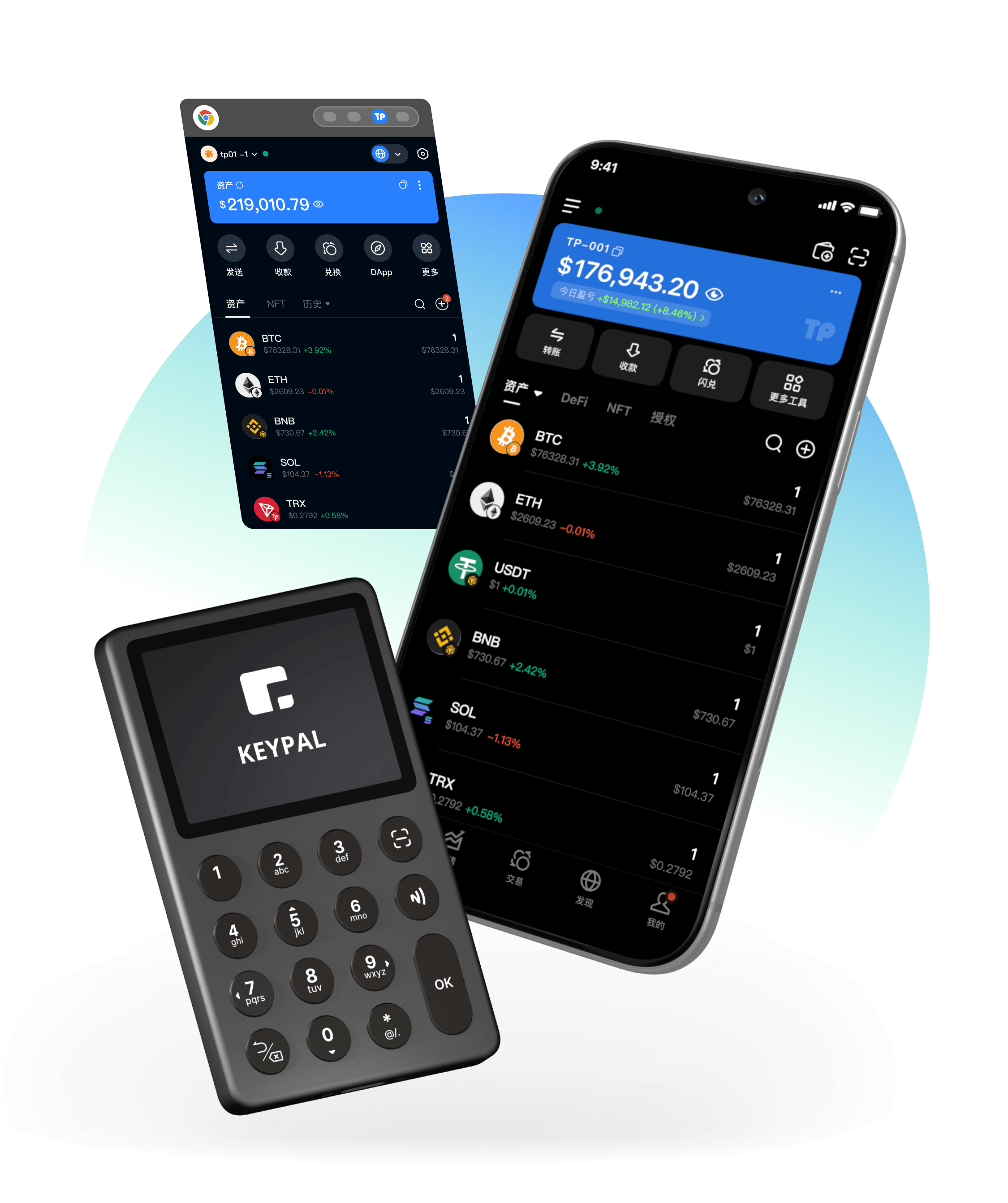 TokenPocket Web3 數字平台主視覺